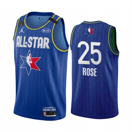 Dres NBA Detroit Pistons Derrick Rose 25 2020 All-Star Jordan Brand Plava Swingman